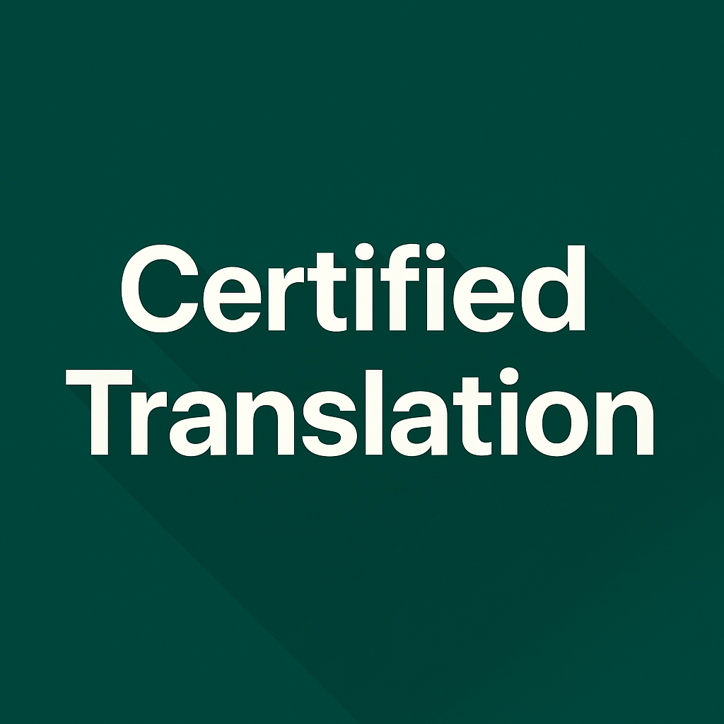 certified Translation